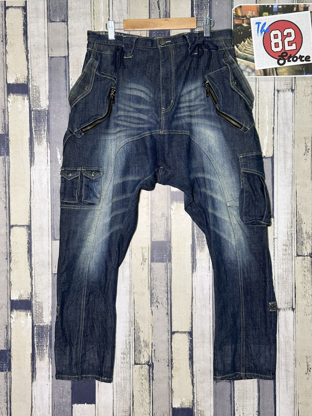 PPFM Ballon Denim Tactical Cargo Pants Size M