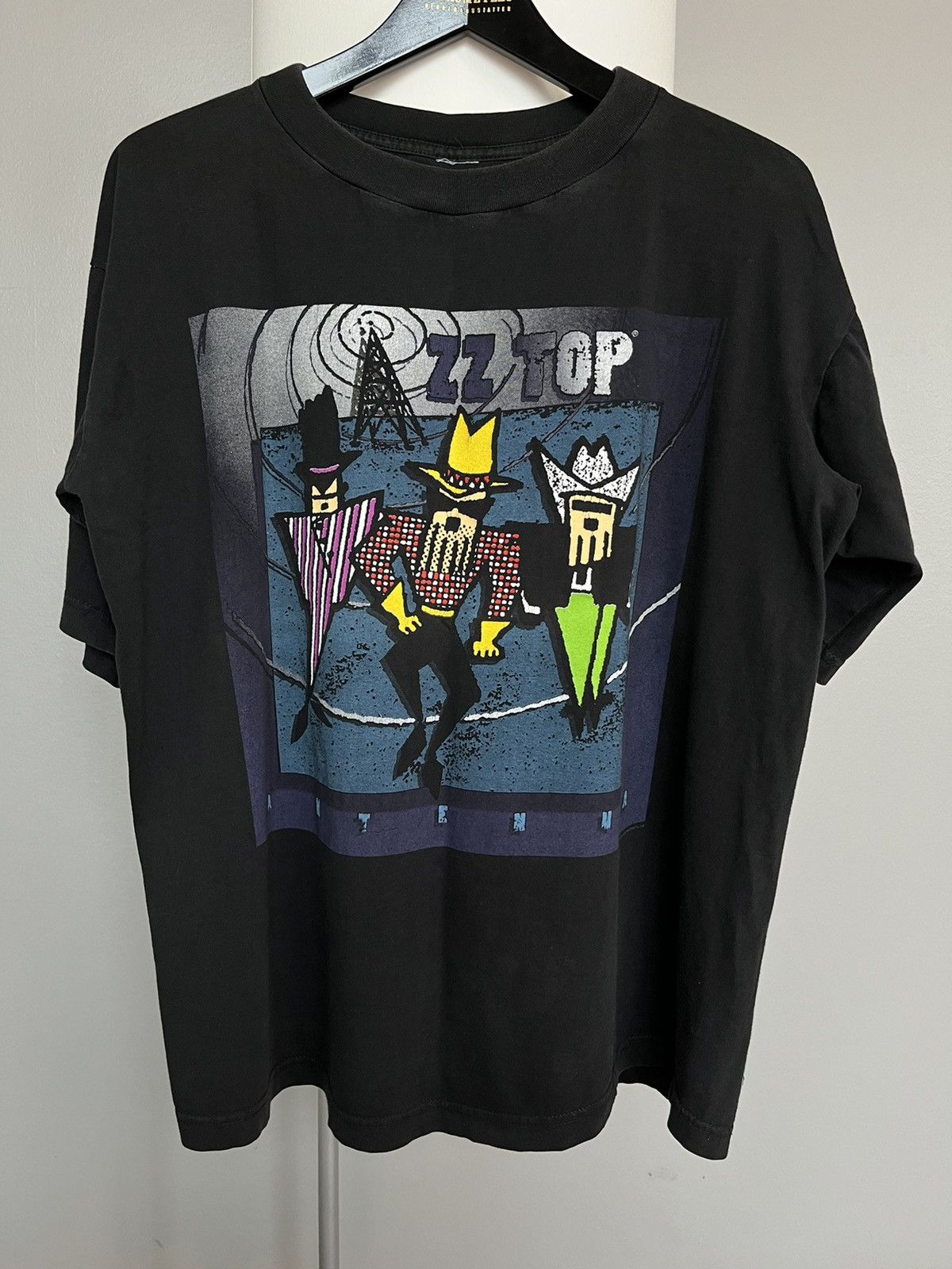ZZ Top Antenna World Tour Lサイズ　古着　バンT Vintage ZZ Top Antenna World Tour Faded T-Shirt