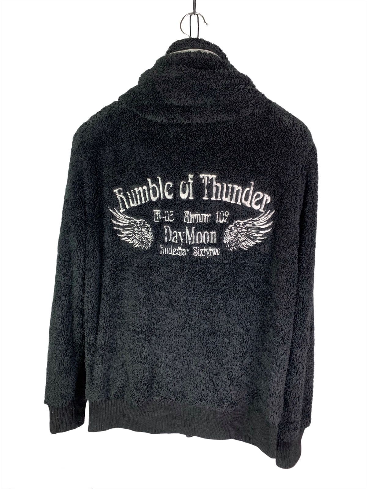 Japanese Brand DAY MOON SKULLS SKELETON FLEECE JACKET Size US M / EU 48-50 / 2 - 1 Thumbnail