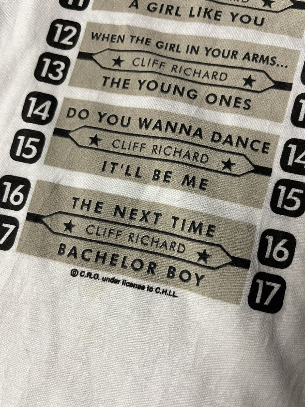 Band Tees × Vintage Cliff Richard vintage 1994 tour t-shirt Size US L / EU 52-54 / 3 - 7 Thumbnail