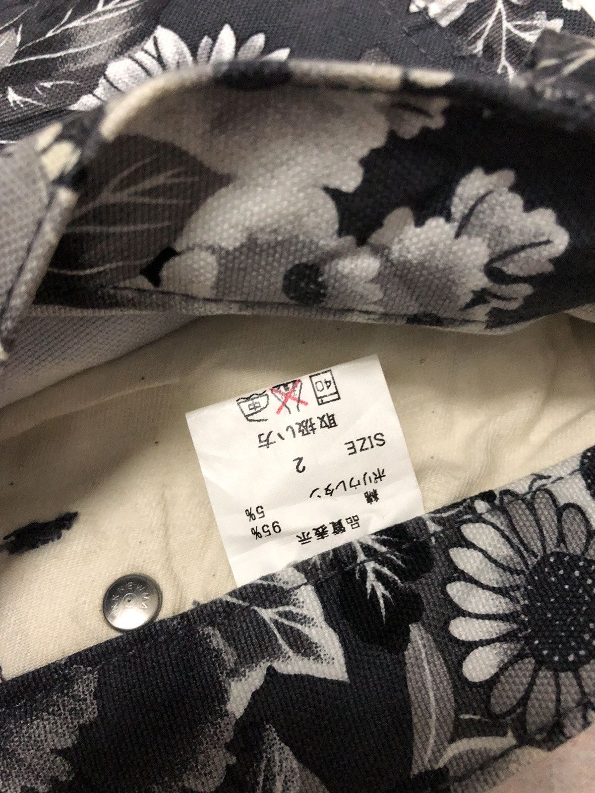 Japanese Brand Glamy Floral Design Denim Jeans Size US 30 / EU 46 - 7 Thumbnail