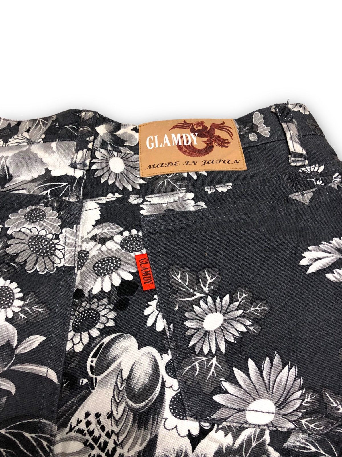 Japanese Brand Glamy Floral Design Denim Jeans Size US 30 / EU 46 - 4 Thumbnail