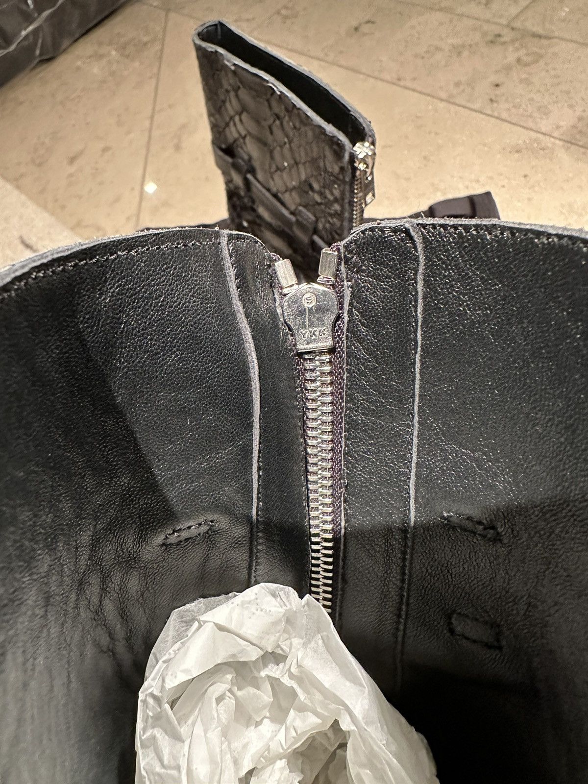 Celine SS19 Grail 😍 Celine python leather Berlin boots Size US 9 / IT 39 - 14 Thumbnail