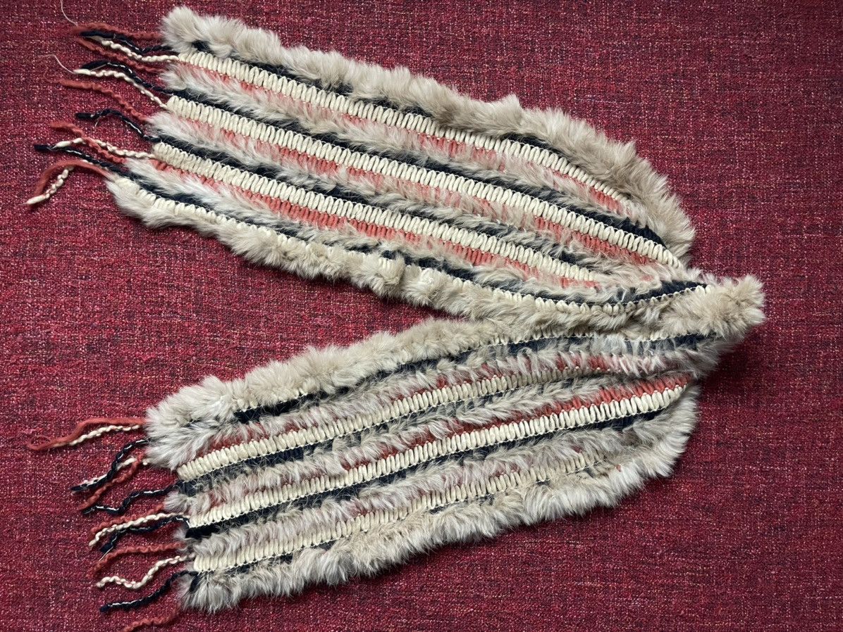 Other Real fur boho style scarf Size ONE SIZE - 2 Thumbnail