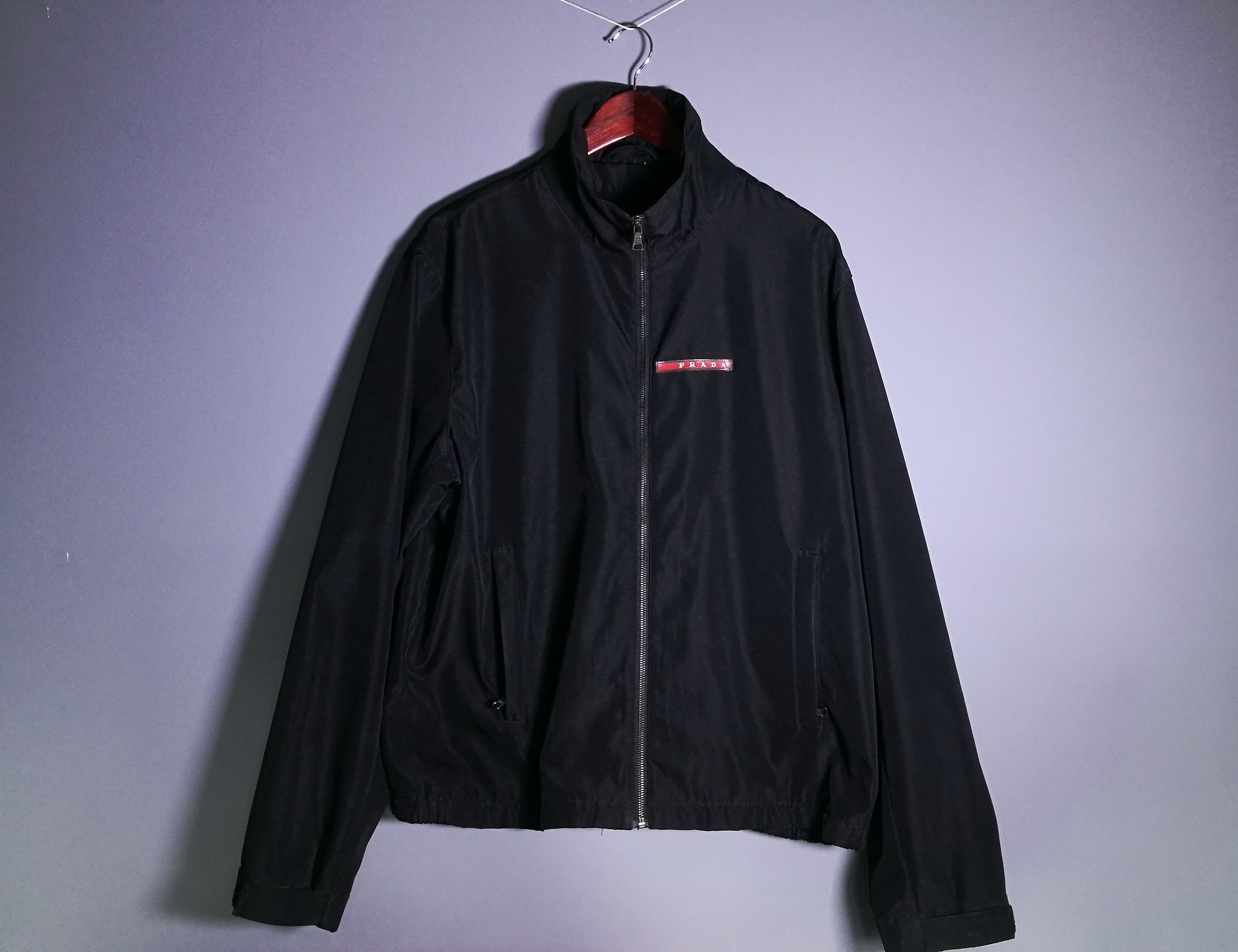 Prada Classic Prada Black Jacket Giacca Vomo XL | Grailed