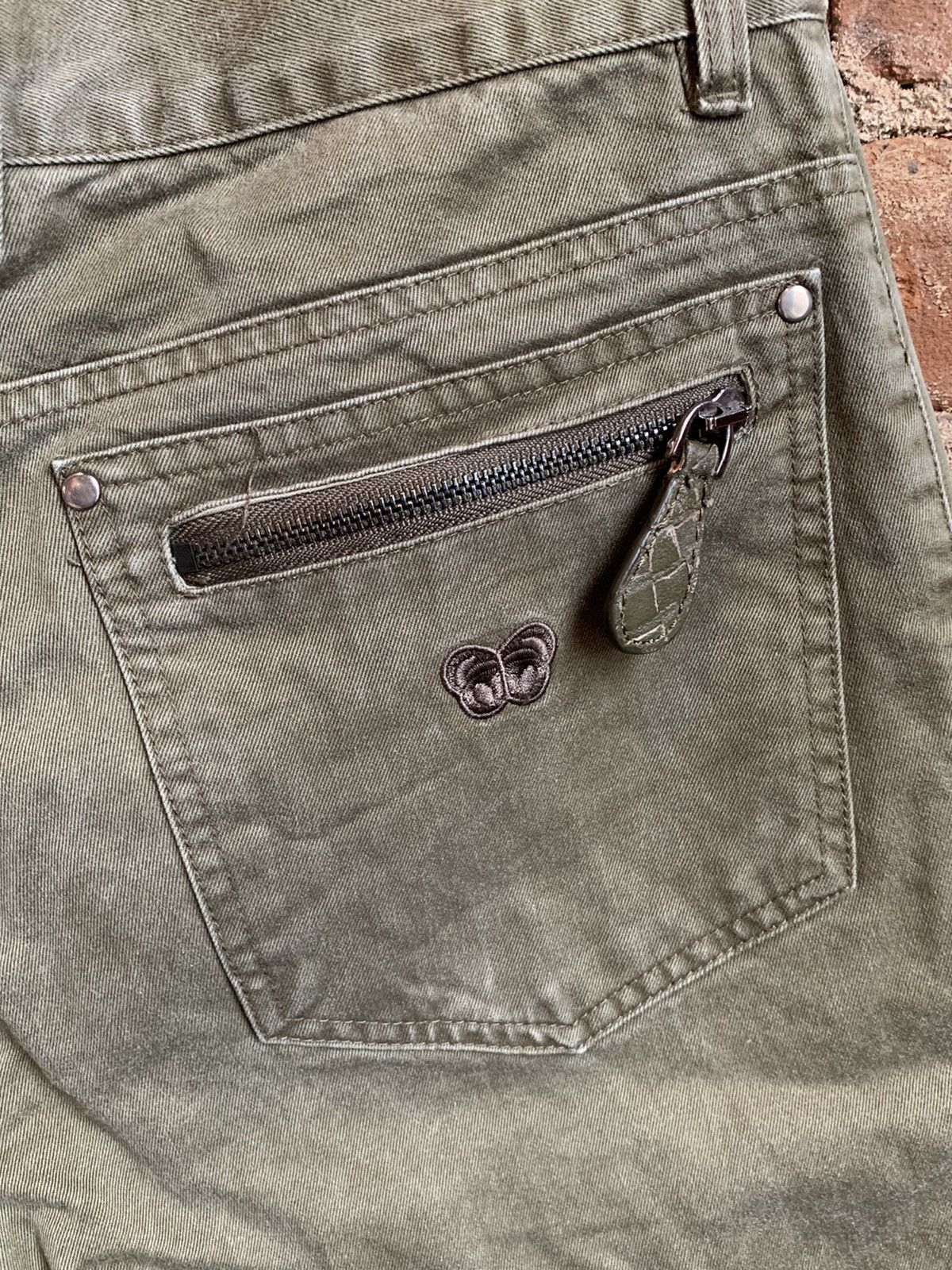 Bottega Veneta Bottega Veneta Green Twill Jogger Pant Size US 31 - 5 Thumbnail