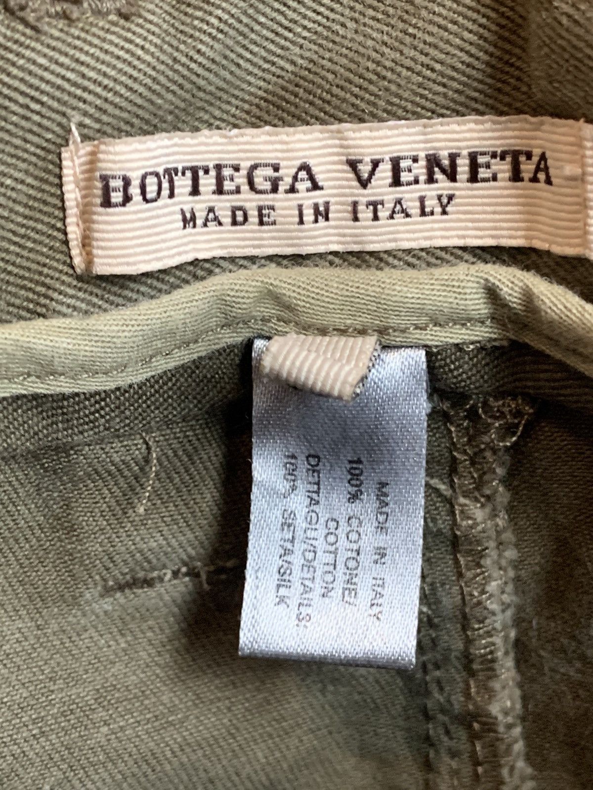 Bottega Veneta Bottega Veneta Green Twill Jogger Pant Size US 31 - 3 Thumbnail