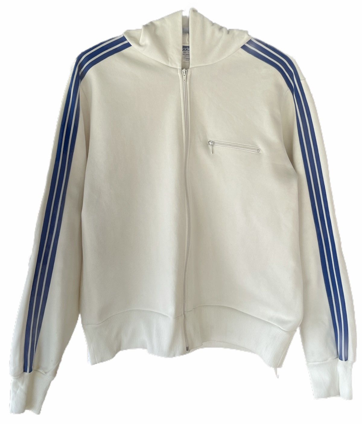 Adidas × Vintage Vintage 60s Adidas West Germany Descente Tracktop Hoodie Size US M / EU 48-50 / 2 - 1 Thumbnail