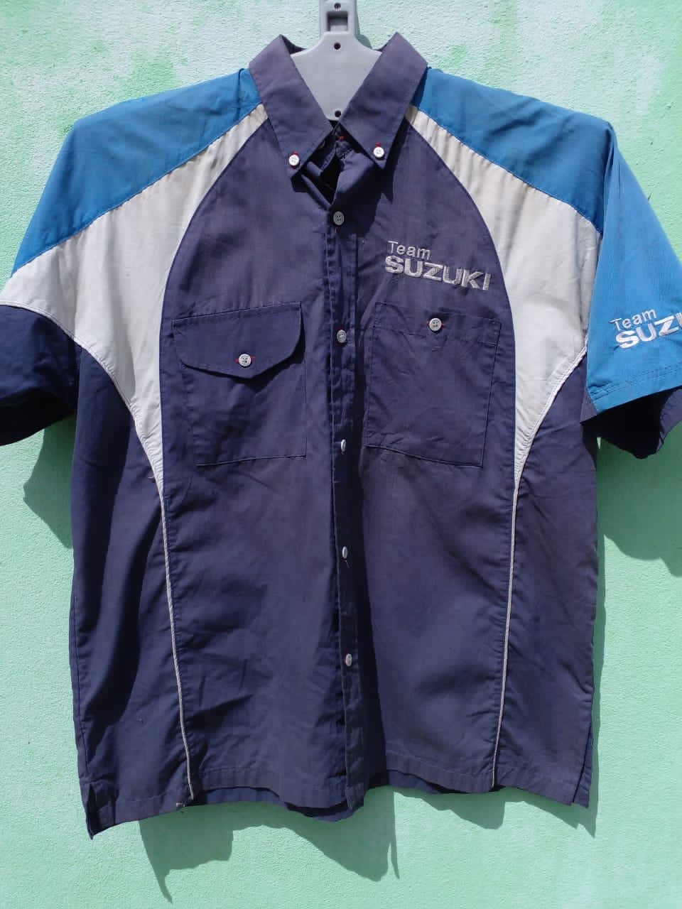 Vintage SHIRT TEAM SUZUKI Size US L / EU 52-54 / 3 - 2 Thumbnail