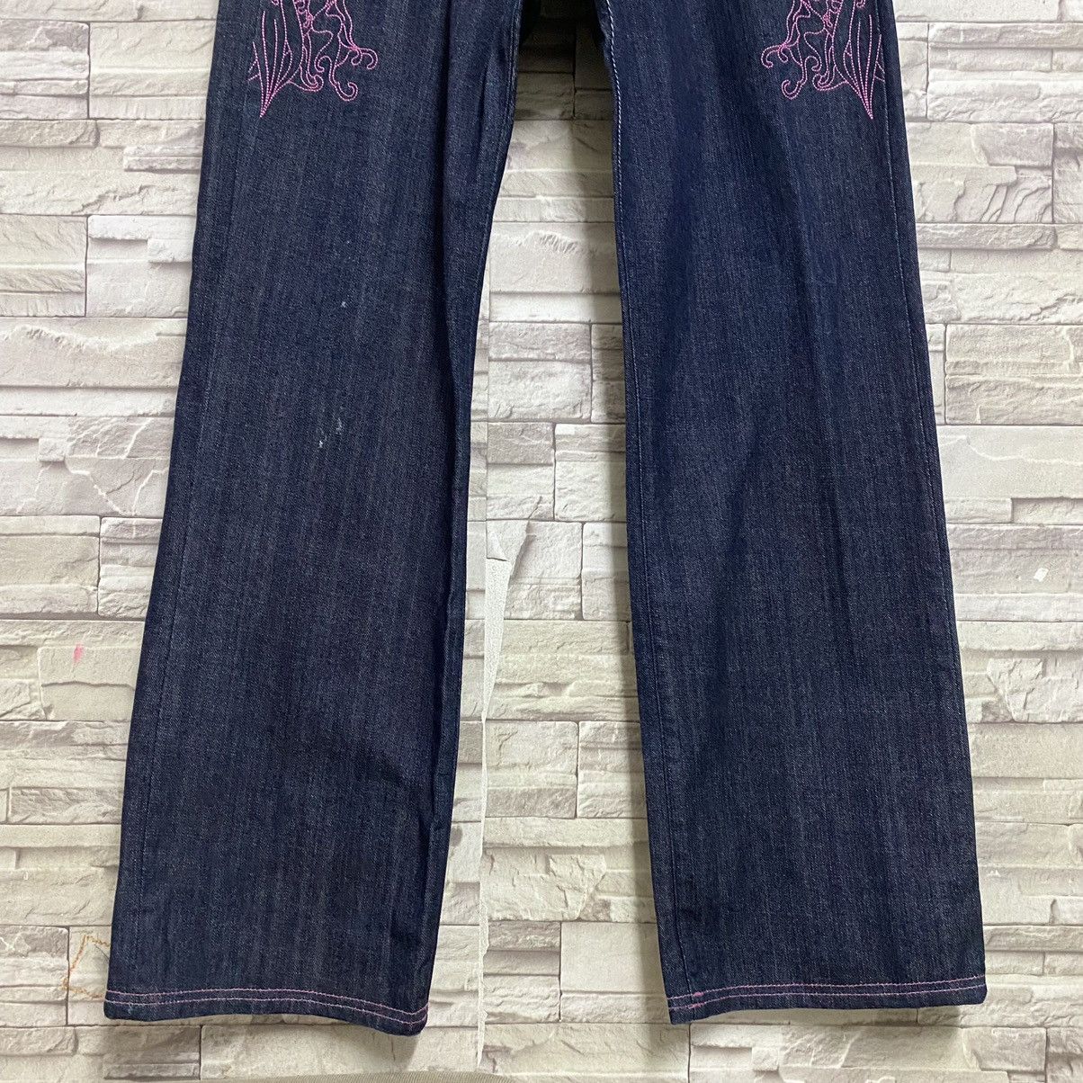 Japanese Brand Japanese Brand MELTDOWN Denim Embroidery Budha Jeans Size US 36 / EU 52 - 6 Thumbnail