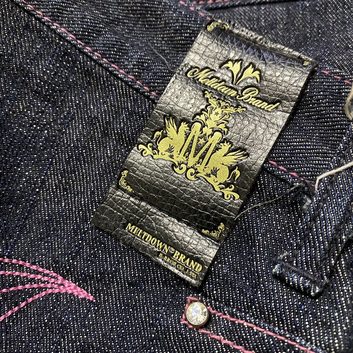 Japanese Brand Japanese Brand MELTDOWN Denim Embroidery Budha Jeans Size US 36 / EU 52 - 15 Thumbnail
