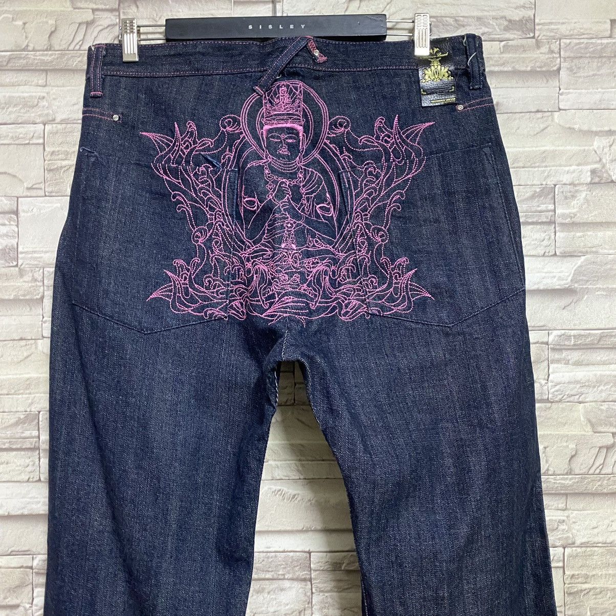 Japanese Brand Japanese Brand MELTDOWN Denim Embroidery Budha Jeans Size US 36 / EU 52 - 10 Thumbnail