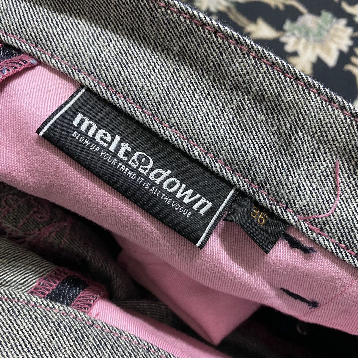 Japanese Brand Japanese Brand MELTDOWN Denim Embroidery Budha Jeans Size US 36 / EU 52 - 16 Thumbnail