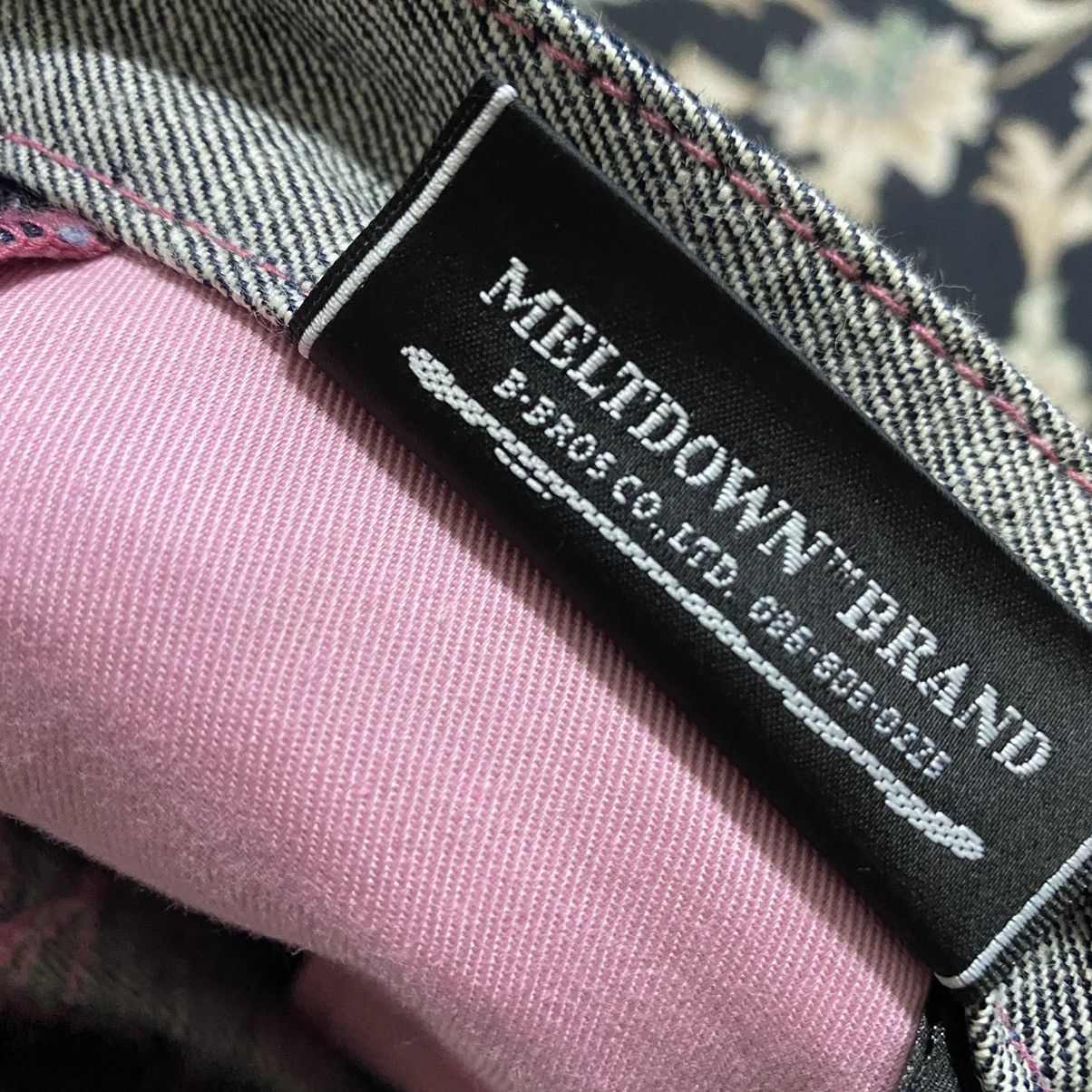 Japanese Brand Japanese Brand MELTDOWN Denim Embroidery Budha Jeans Size US 36 / EU 52 - 17 Thumbnail