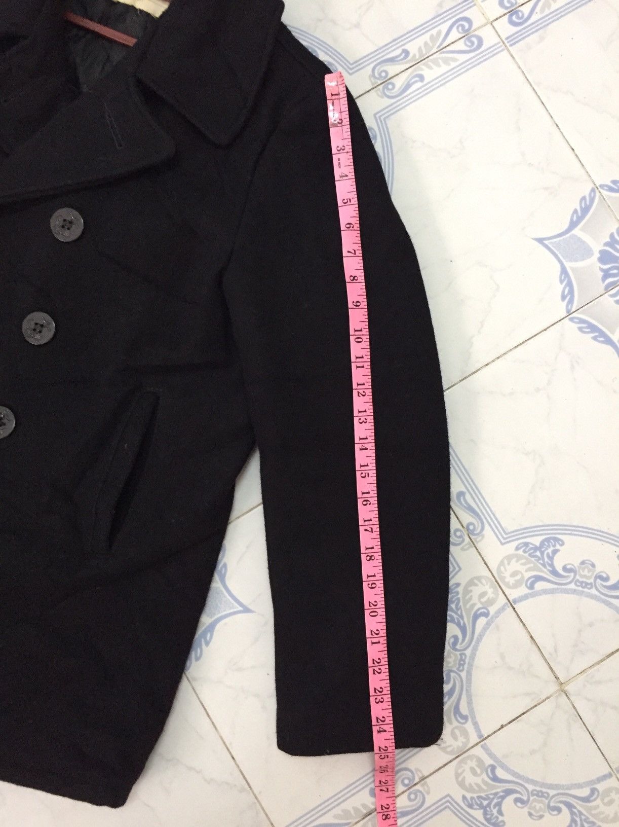 Schott U.S.740N Pea Jacket Double Collar Mfg by Schott Made in Usa Size US M / EU 48-50 / 2 - 20 Thumbnail
