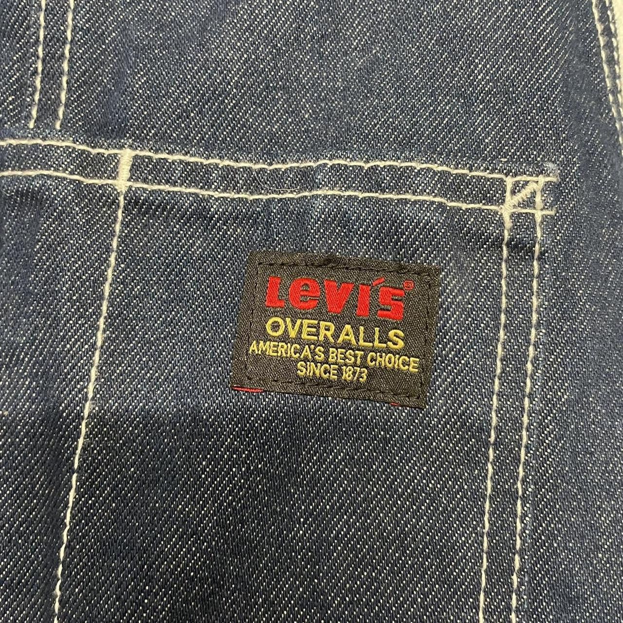 levis contrast stitch overall's