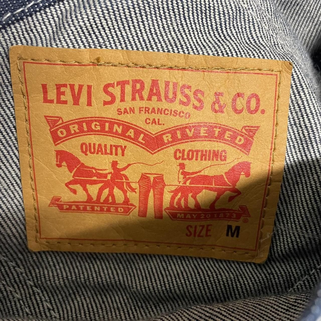 levis contrast stitch overall's