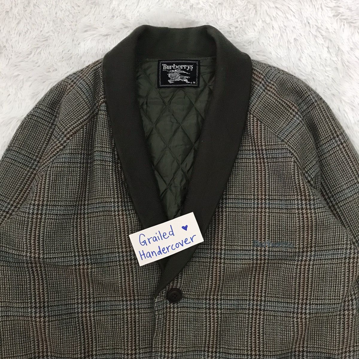 Burberry Burberrys New Wool 100% Sweater Jacket Made in Japan Size US M / EU 48-50 / 2 - 7 Thumbnail
