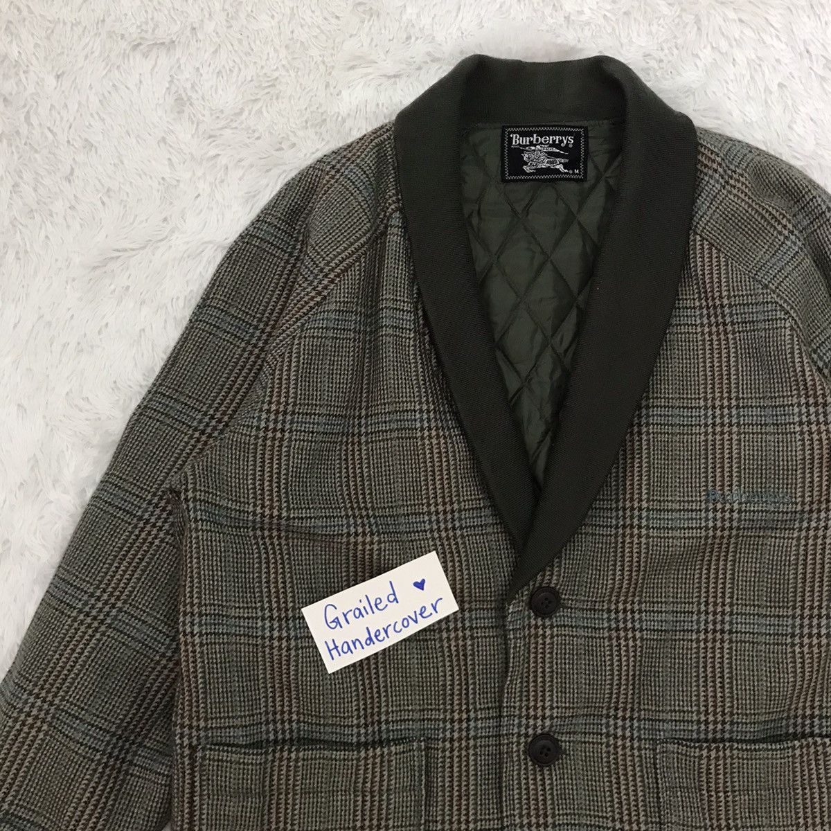 Burberry Burberrys New Wool 100% Sweater Jacket Made in Japan Size US M / EU 48-50 / 2 - 5 Thumbnail