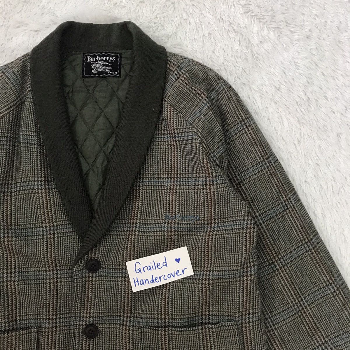 Burberry Burberrys New Wool 100% Sweater Jacket Made in Japan Size US M / EU 48-50 / 2 - 6 Thumbnail
