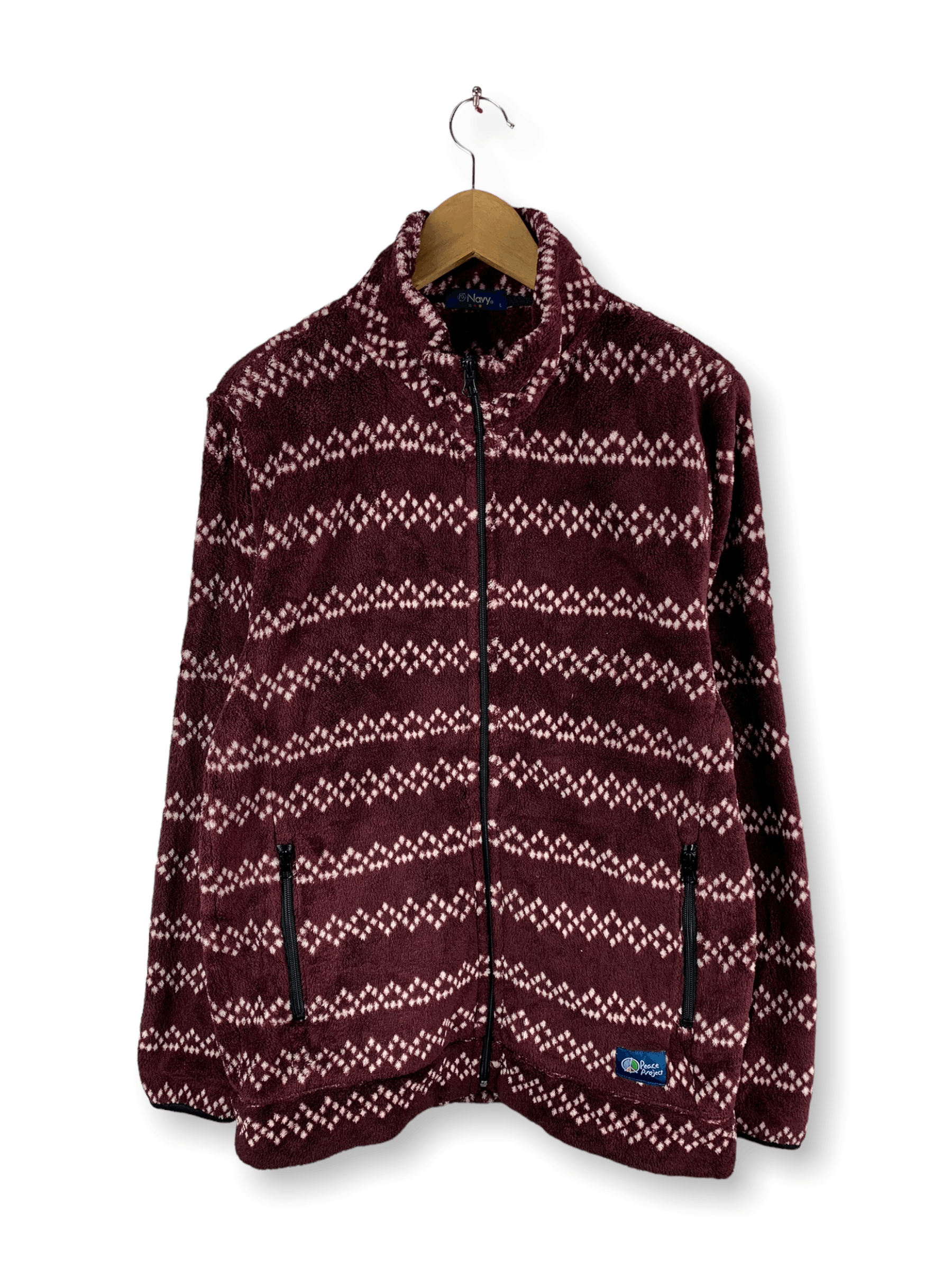 Japanese Brand ❄️Navy Peace Project Printed Fleece Jacket Size US M / EU 48-50 / 2 - 1 Thumbnail