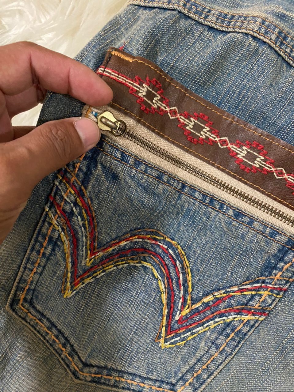 Edwin × Japanese Brand Edwin exclusive vintage zipped pocket distressed denim Size US 40 / EU 56 - 4 Thumbnail