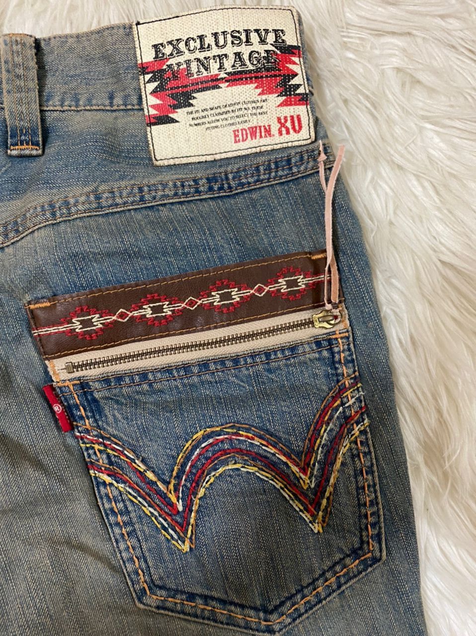 Edwin × Japanese Brand Edwin exclusive vintage zipped pocket distressed denim Size US 40 / EU 56 - 5 Thumbnail