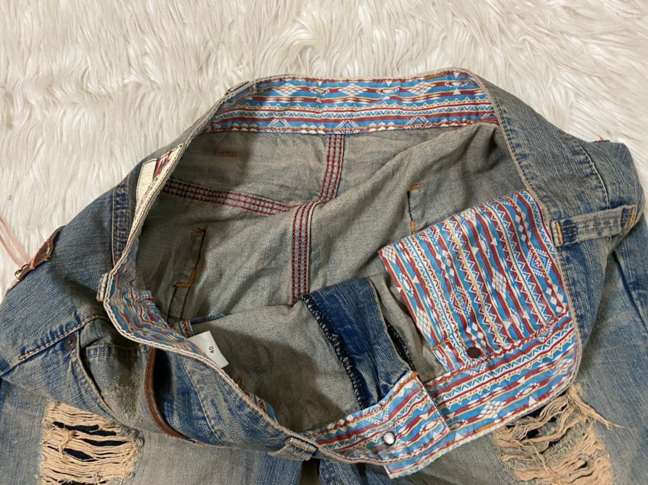 Edwin × Japanese Brand Edwin exclusive vintage zipped pocket distressed denim Size US 40 / EU 56 - 13 Thumbnail