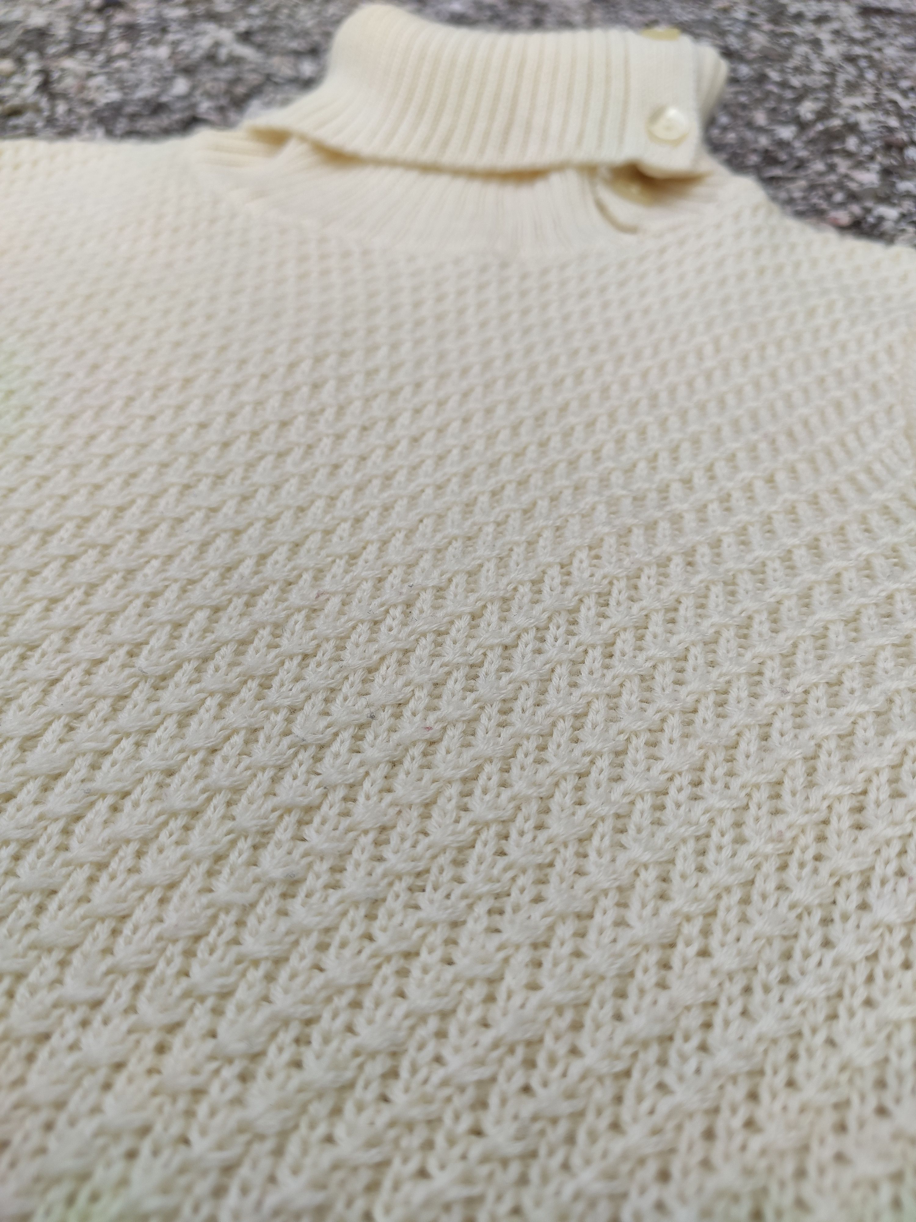 Japanese Brand 22 OCTOBRE Turtle Neck Short Sleeve Knit Size S / US 4 / IT 40 - 3 Thumbnail