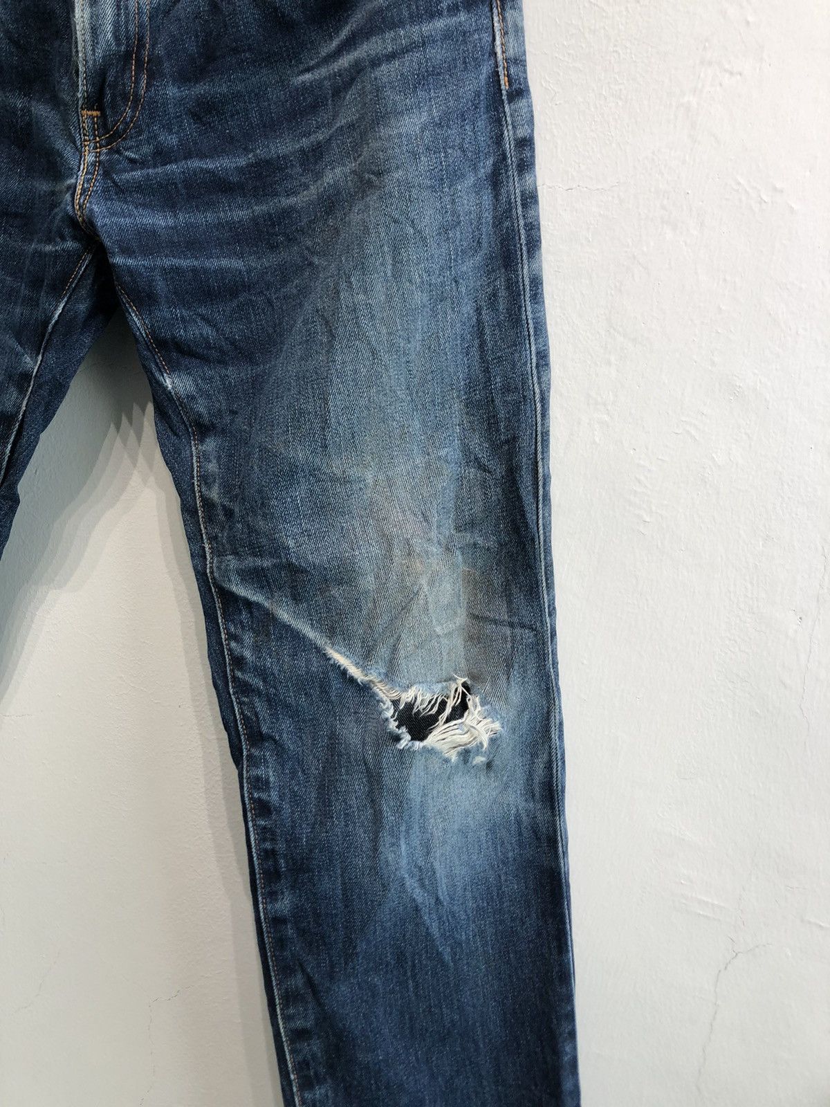 Levi's Vintage Levis 502 Distressed Denim Jeans Size US 32 / EU 48 - 3 Thumbnail