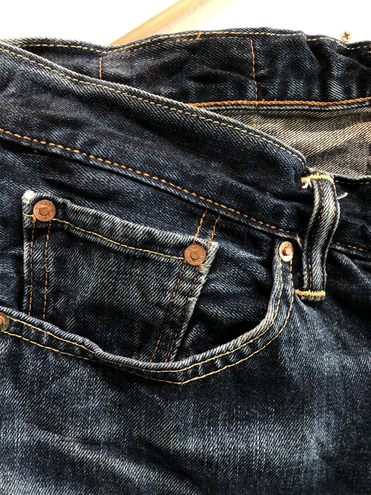 Levi's Vintage Levis 502 Distressed Denim Jeans Size US 32 / EU 48 - 6 Thumbnail