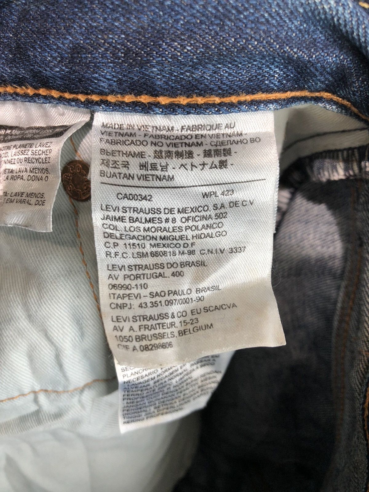 Levi's Vintage Levis 502 Distressed Denim Jeans Size US 32 / EU 48 - 8 Thumbnail