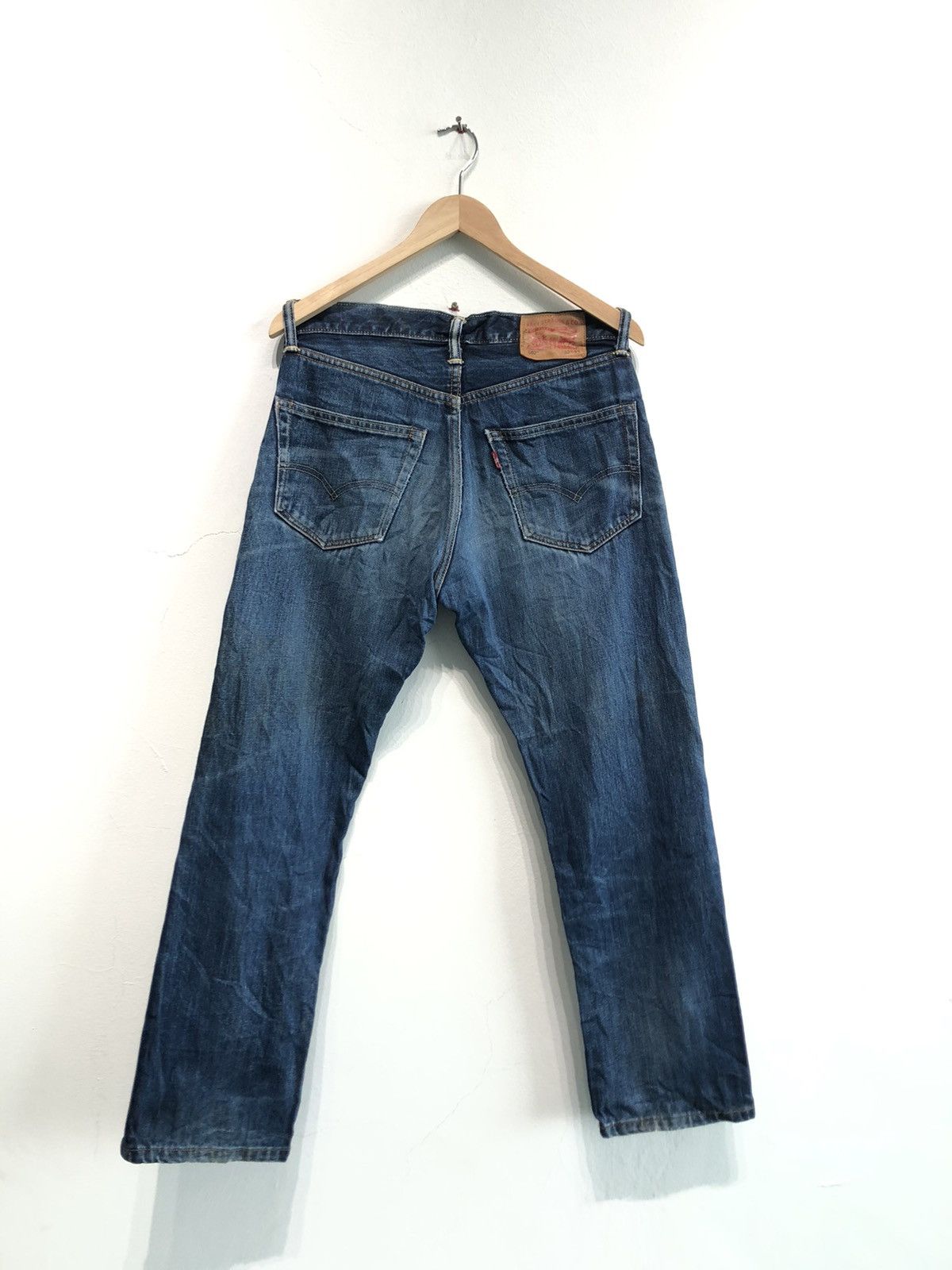 Levi's Vintage Levis 502 Distressed Denim Jeans Size US 32 / EU 48 - 2 Thumbnail