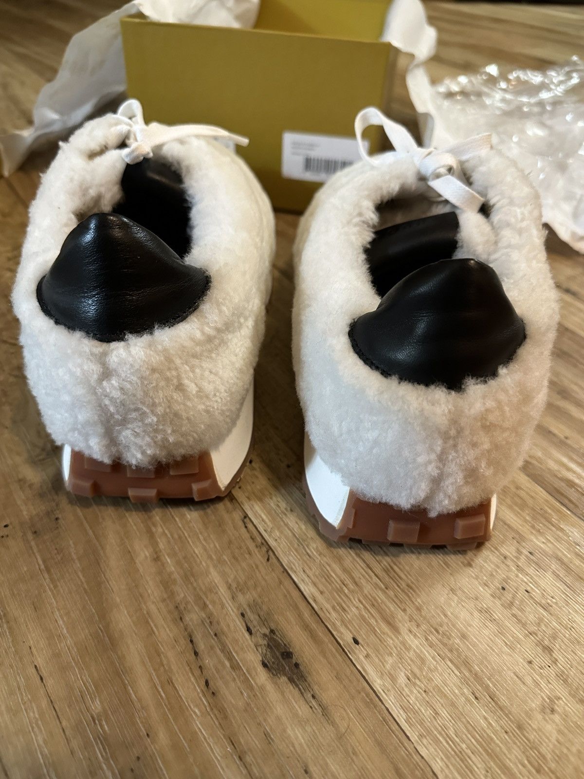 Rhude RHUDE CREAM SHERPA RUNNER Size US 8 / EU 41 - 3 Thumbnail