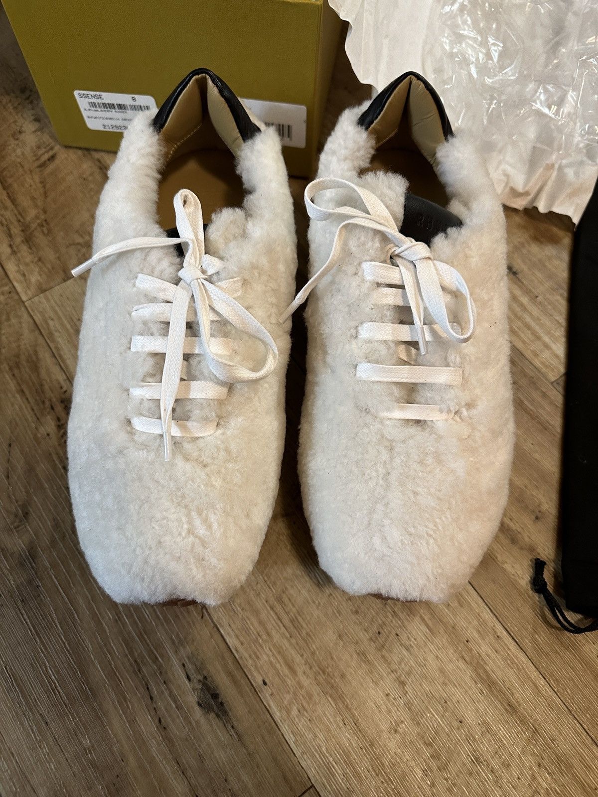 Rhude RHUDE CREAM SHERPA RUNNER Size US 8 / EU 41 - 1 Thumbnail
