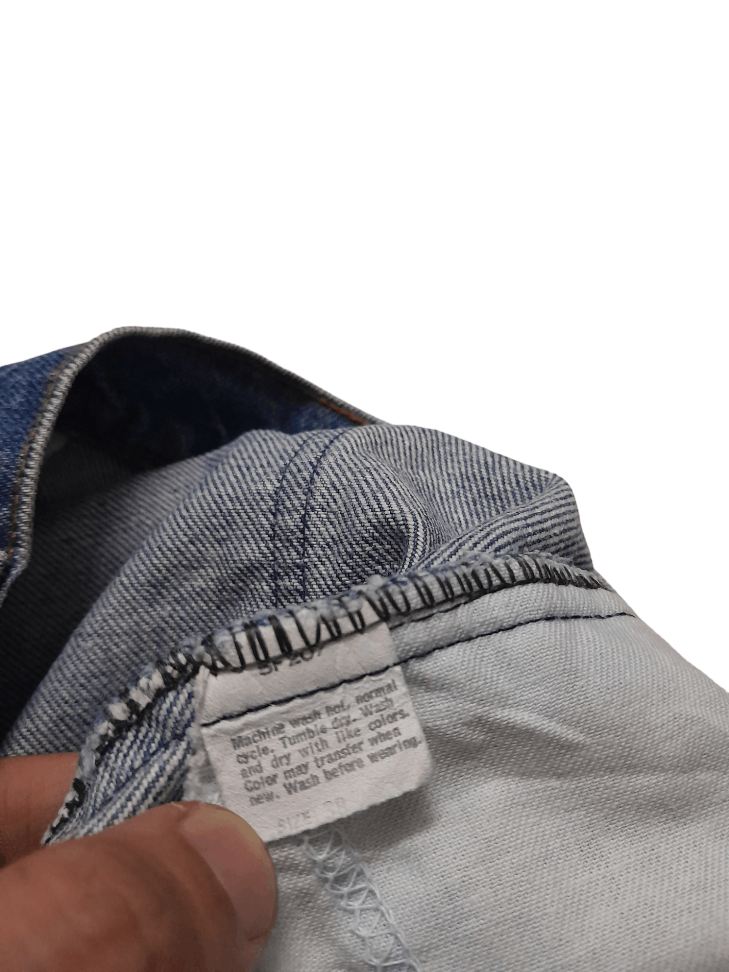Levi's × Vintage 80s Levis 513 Talon 42 White Tab (E513) Size US 37 - 9 Thumbnail