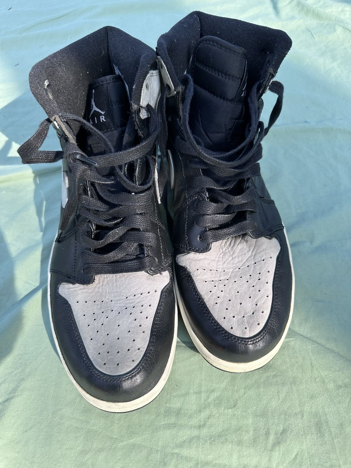 Jordan Brand 2009 Air Jordan retro 1 High Shadow sz 12 Size US 12 / EU 45 - 3 Thumbnail