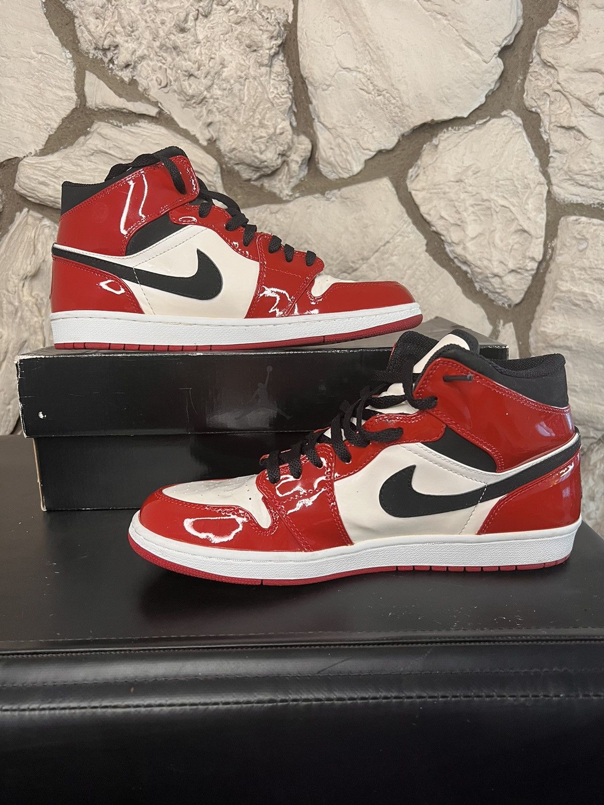 Nike Jordan 1 Retro Chicago Bulls Patent (2003) | Grailed