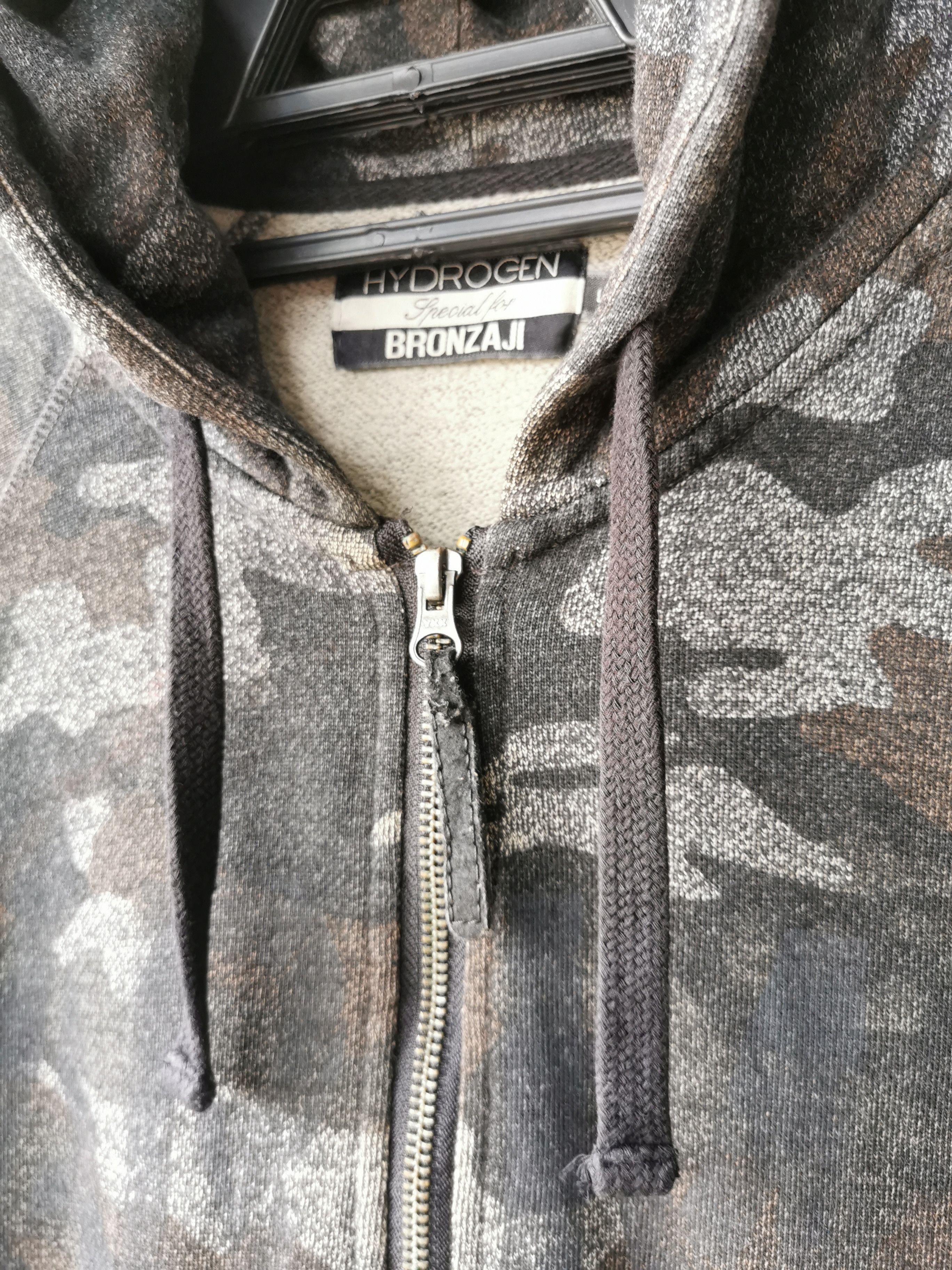 HYDROGEN Hydrogen Special For Bronzaji Zip Up Camo Hoodie Size US L / EU 52-54 / 3 - 4 Thumbnail
