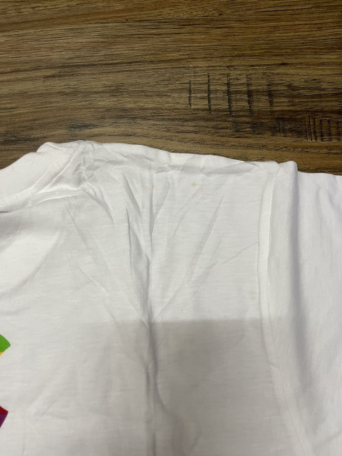 Apple × Vintage Vintage Apple Link Big Logo T-shirt White Size US L / EU 52-54 / 3 - 4 Thumbnail