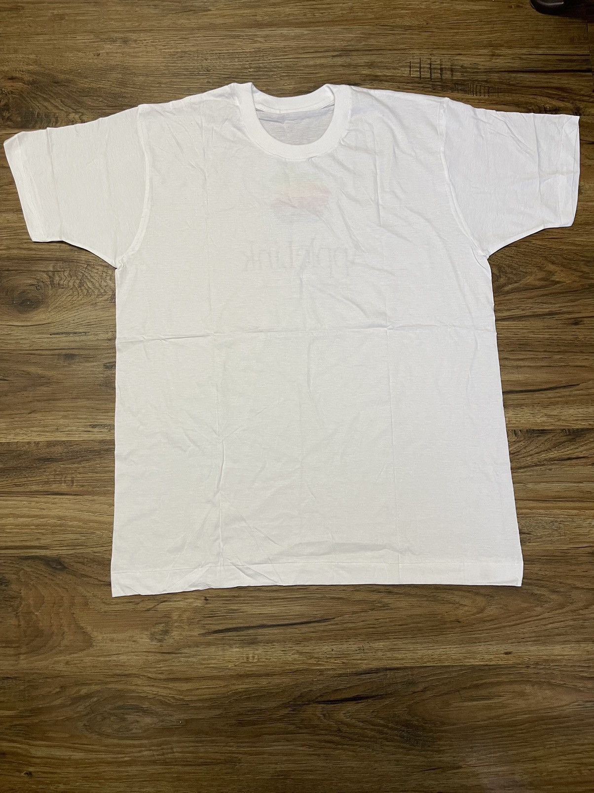 Apple × Vintage Vintage Apple Link Big Logo T-shirt White Size US L / EU 52-54 / 3 - 7 Thumbnail