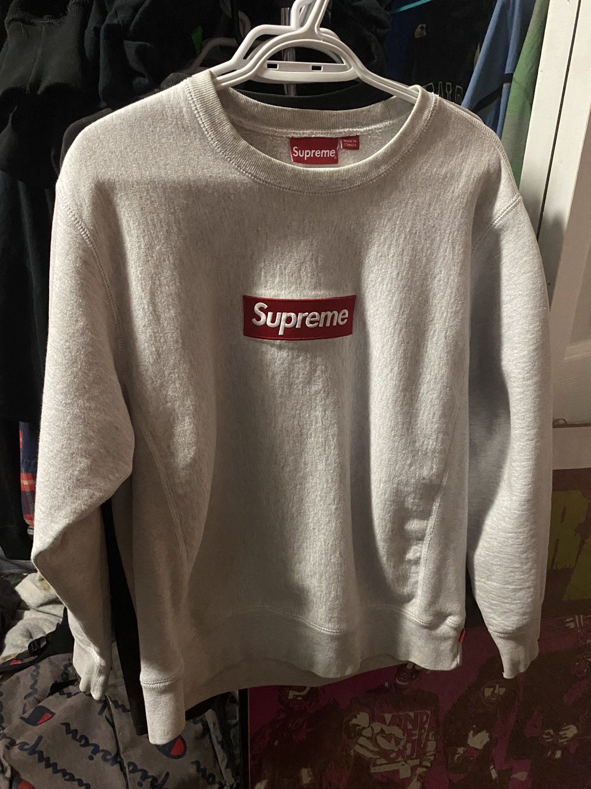 Supreme 2018 box logo crewneck online