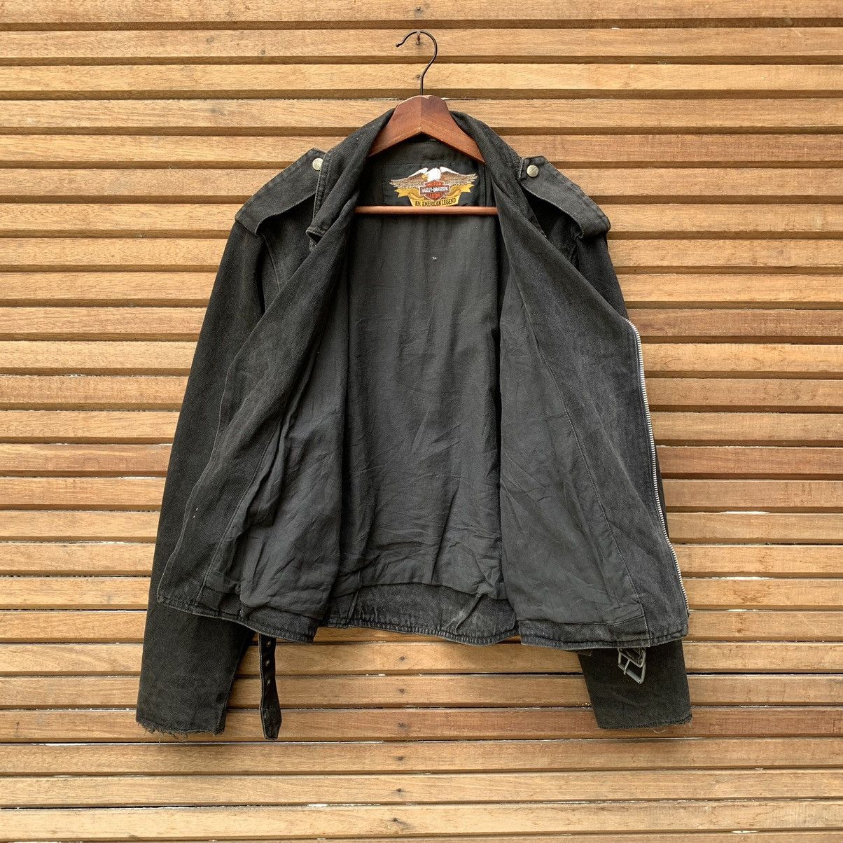 Harley Davidson Harley Davidson Biker Denim Jacket Size M / US 6-8 / IT 42-44 - 6 Thumbnail