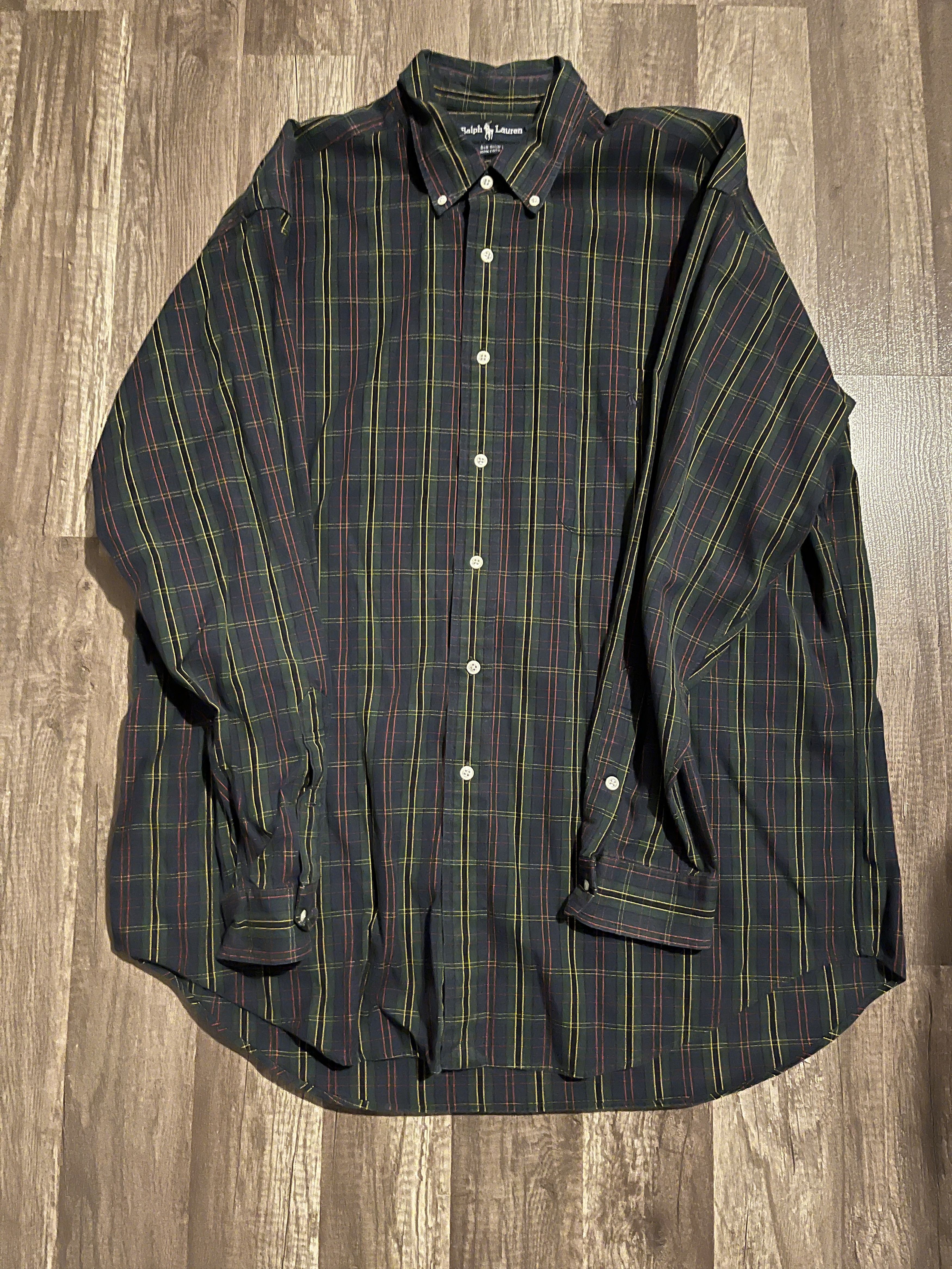 Polo Ralph Lauren Big Shirt Plaid Size US L / EU 52-54 / 3 - 2 Thumbnail
