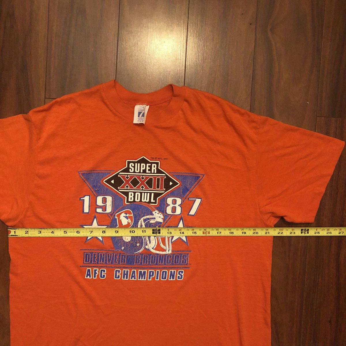 Logo 7 × Vintage vintage 90s logo 7 Denver Broncos 1987 NFL Super bowl shirt Size US S / EU 44-46 / 1 - 3 Thumbnail