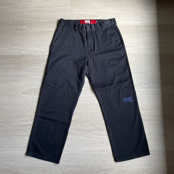 Supreme Supreme Junya Watanabe CDG Printed Work Pant Black | Grailed