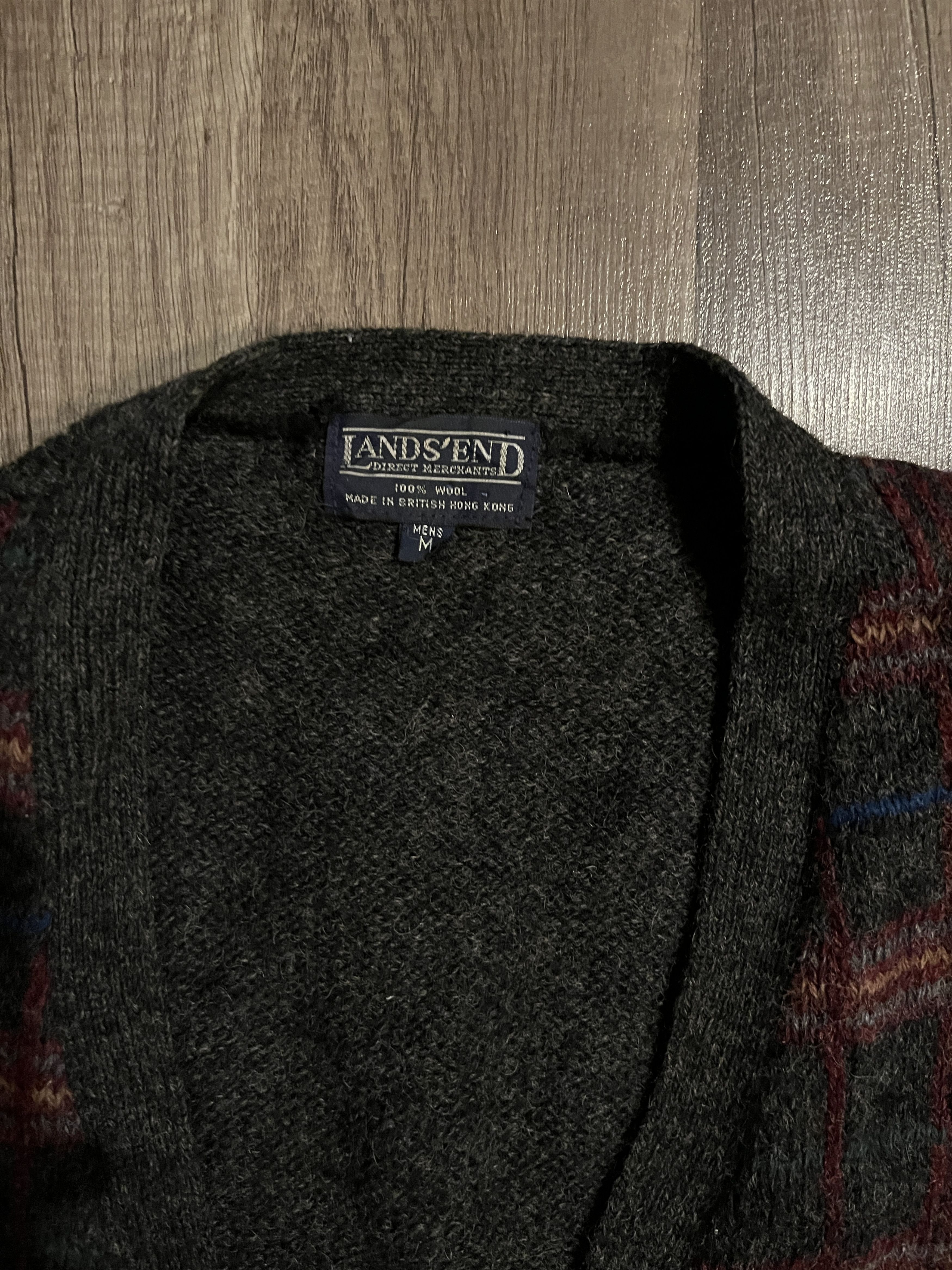 Lands' End Plaid Wool Vest Size US M / EU 48-50 / 2 - 3 Thumbnail