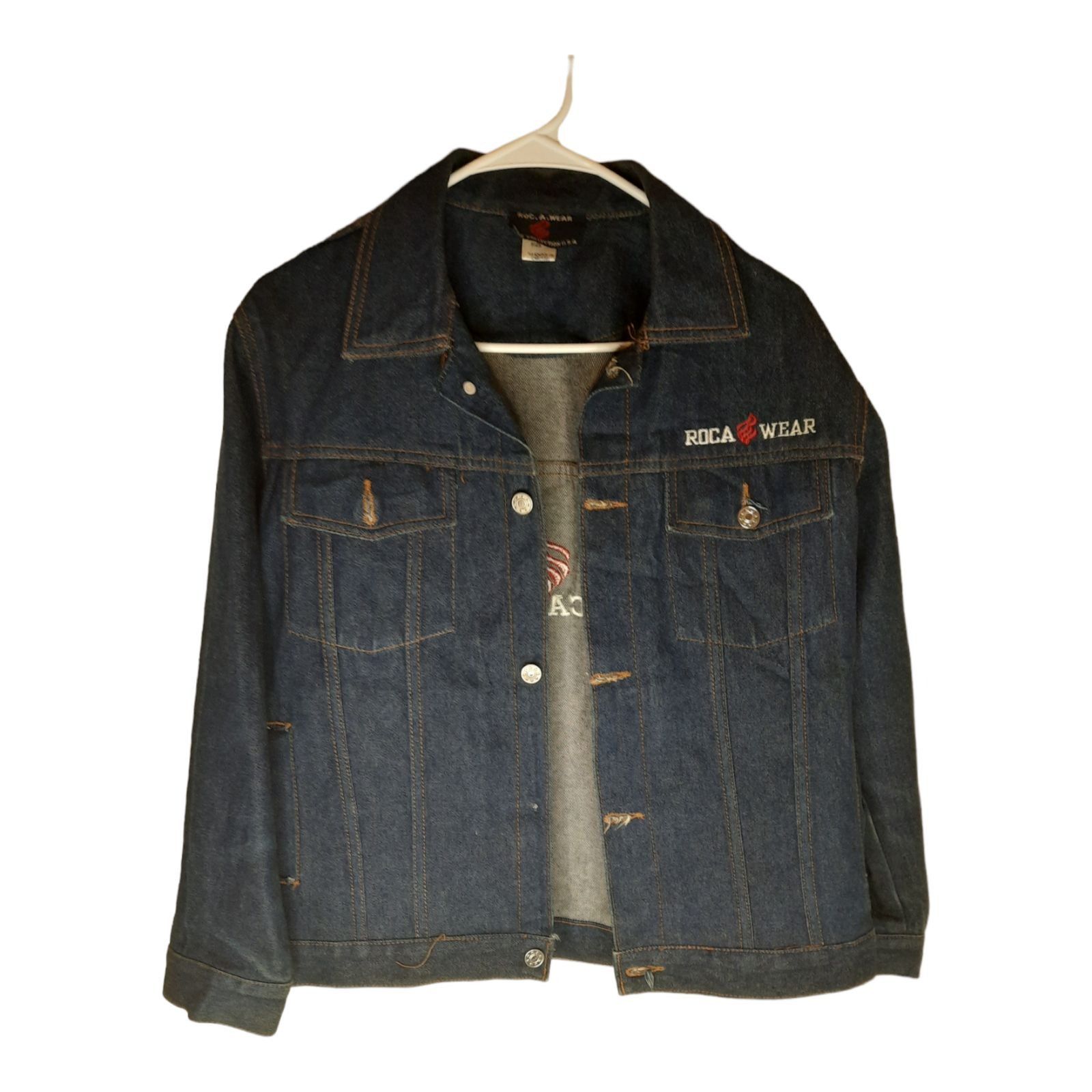 Rocawear Rocawear Women's Blue Denim Jacket Size 16 Size XXL / US 16-18 / IT 52-54 - 1 Thumbnail