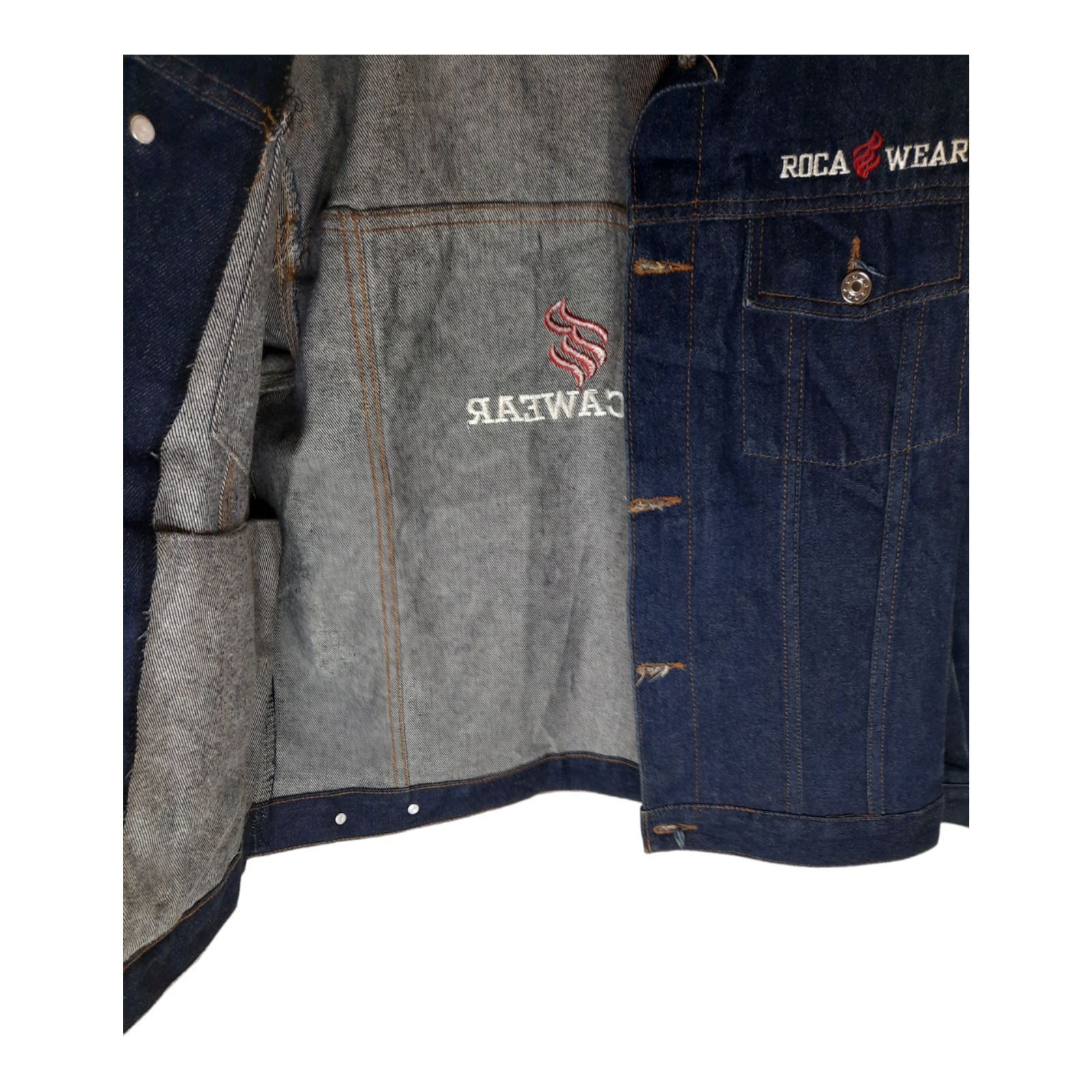 Rocawear Rocawear Women's Blue Denim Jacket Size 16 Size XXL / US 16-18 / IT 52-54 - 3 Thumbnail