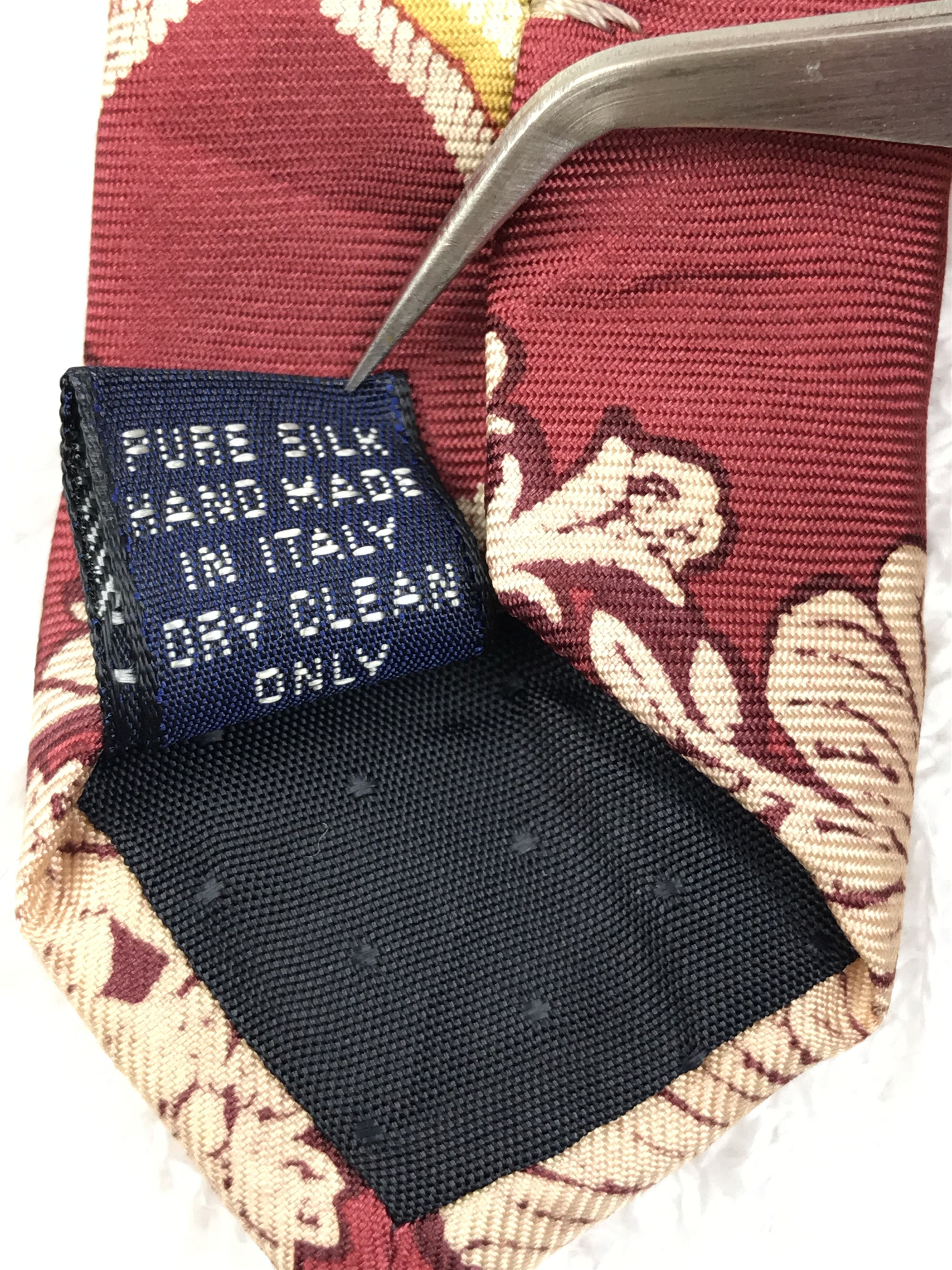 Burberry × Designer × Vintage B101 Vintage Burberry Neck Tie Pure Silk Classic Art Design Size ONE SIZE - 11 Thumbnail